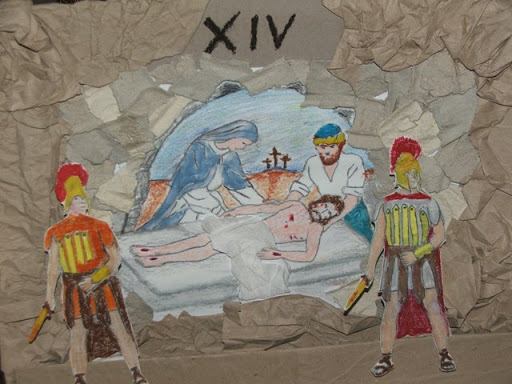 Dla dzieci: wykonaj obraz stacji drogi krzyżowej