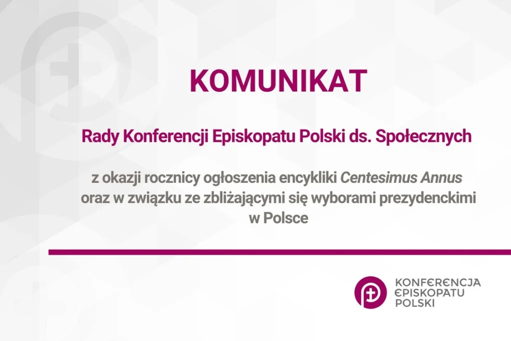 Rada KEP ds. Społecznych zachęca do licznego i odpowiedzialnego udziału w wyborach prezydenckich